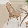 Emma & Oliver Colmar Indoor/Outdoor Stacking Bistro Chairs with Aluminum Frame - 4 of 4