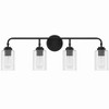 Craftmade Lighting Stowe 4 - Light Vanity in  Flat Black - 3 of 4