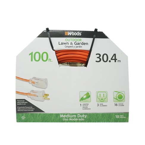Woods 100' Extension Cord : Target