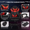 Racxily Gaming Chair - RGB Lighting PU Leather Computer Chair with Footrest and Lumbar Support, w/Synced Armrests & 5-Star Metal Base - 4 of 4