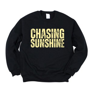 Simply Sage Market Chasing Sunshine Block Distressed Sweatshirt - 1 of 4