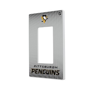 NHL Eastern Conference Teams Linen Hidden-Screw Light Switch Plate for Single Rocker - 1 of 4