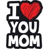 Women's Design By Humans I Love You Mom Heart By solon2020 Racerback Tank Top - 2 of 2