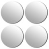 Evideco French Home Goods Set of 4 Large Decorative Self-Adhesive Mirrors, Available in 3 Shapes – Perfect for Modern Wall Decor in Any Room - 3 of 4