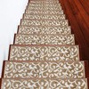 Sussexhome Leaves Collection Non-Slip Carpet Stair Treads, 9" X 28" - 2 of 4