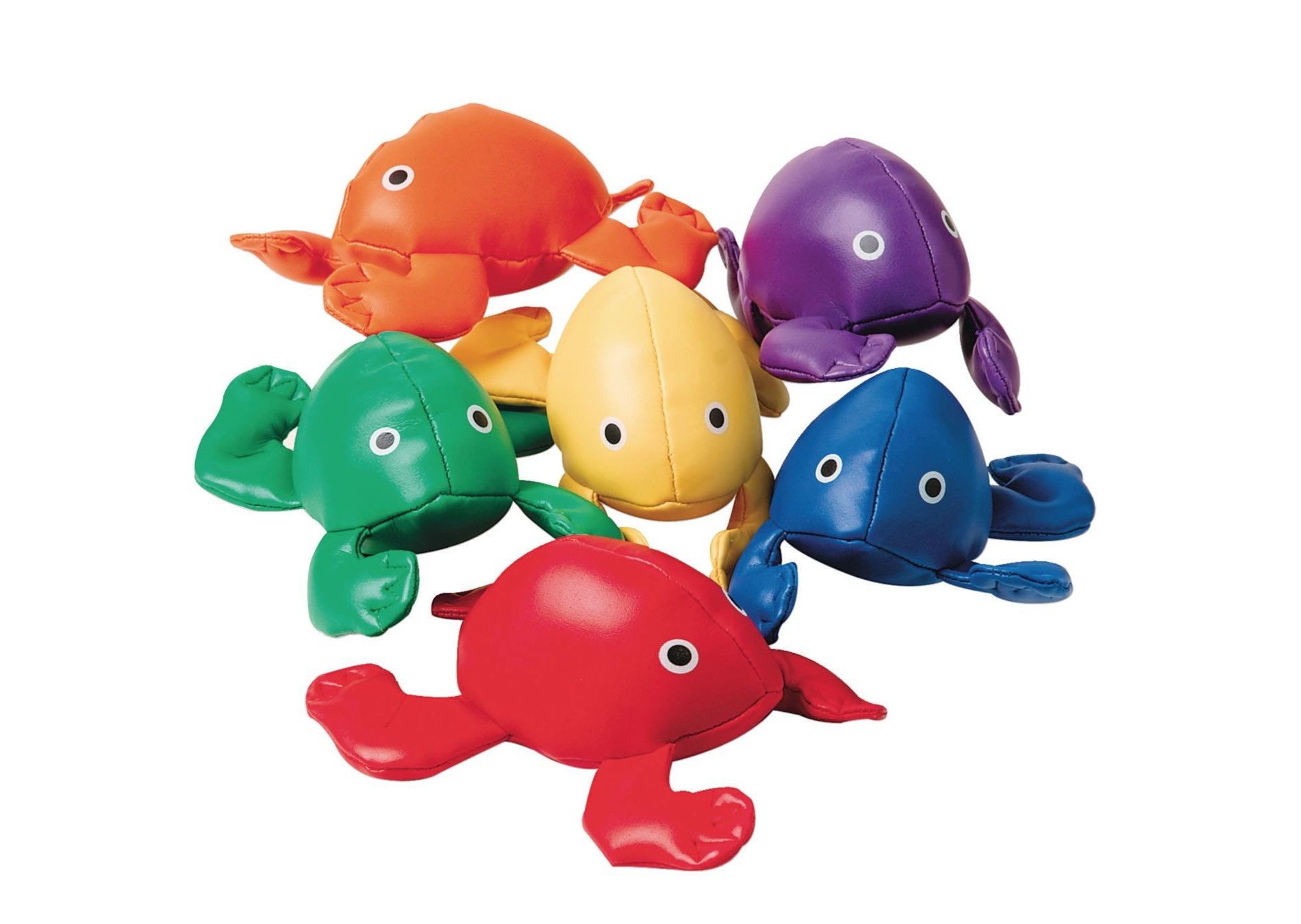 S&S Worldwide Spectrum Frog Beanbags Pk6