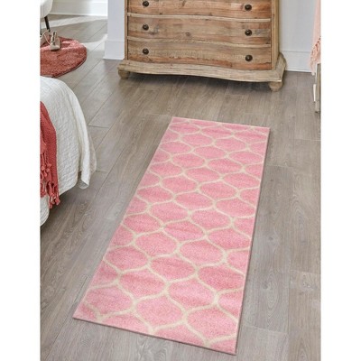 Unique Loom Trellis Frieze Rounded Trellis Indoor Woven Area Rug