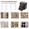 6 Layer Large Jewelry Organizer With Mirror, With Lock, Necklace Holder With 5 Drawers - 4 of 4