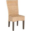 Ozias 19" H Wicker Dining Chair (Set of 2) - SEA8014 - Safavieh - 4 of 4