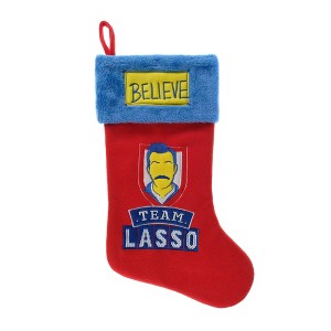 Ted Lasso Applique Holiday Stocking 20" - 1 of 4