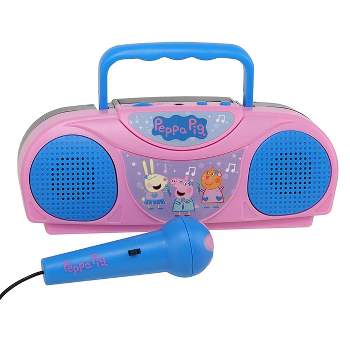 Peppa Pig Portable Radio Karaoke with Microphone