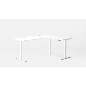 Autonomous Desk 2 L-Shaped Standing Desk Triple Motor 77 x 64 - 1 of 4