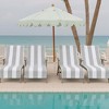 Cabana Striped Cotton Standard Size Towel/ Chaise Lounge Chair Cover Set by Blue Nile Mills - 2 of 4