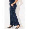 Catherines Women's Plus Size Sequin Stripe Pant - 4 of 4