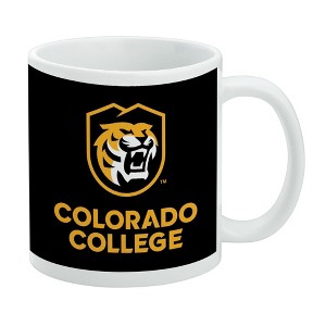 Colorado College Tigers Logo Ceramic Coffee Mug Novelty Gift Mugs for Coffee Tea and Hot Drinks 11oz White - 1 of 4