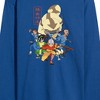 Men's - Avatar: The Last Airbender - Aang Group Long Sleeve Graphic T-Shirt - 2 of 4