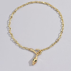 Snake Necklace - HTUTWOO™ Snake Cubic Zirconia Punk Snake Choker Necklaces, for Mother, Daughter, Sister, Friends and Everyday Wear - 1 of 4