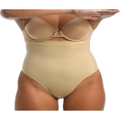 InstantFigure Hi-waist Plus Size panty with thong back WP019TC