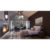 Urban Ambiance Luxury Modern Indoor Ceiling Fan,  9.9"H x 56"W,  Polished Chrome, UHP9071 - 2 of 4