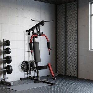Multifunctional Workout Equipment for Body Training ,Home Gym Machine with Chest Press, Pulldown, Leg Extension and Cable System - 1 of 4