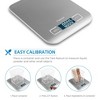 Insten Digital Food Kitchen Scale in Grams & Ounces - 1g/0.1oz Precise Upto 11lb (5000g) Capacity, Silver - 3 of 4