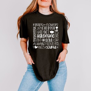 Simply Sage Market Valentine Collage Garment Dyed Tee - 1 of 4