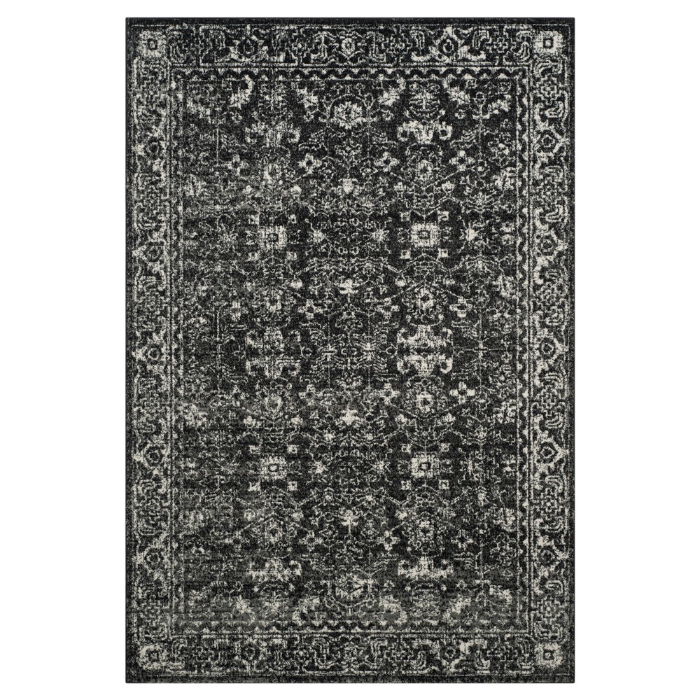 Evoke Rug - Charcoal/Ivory - (4'x6') - Safavieh