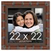 PosterPalooza | 22x22 Wide Bamboo Picture Frame, UV Acrylic, 4 Finishes - Brown, Black, Silver, and Natural - 2 of 4