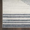 Nourison Astra Machine Washable Stripe Circle Mid-Century Modern Indoor Rug - 4 of 4