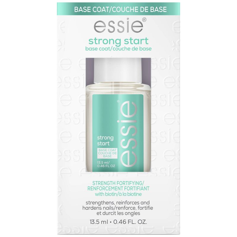 essie Strong Start Base Coat - strengthening - 0.46 fl oz: Biotin-Infused, Gel-Quality, Chip Resistant, 5 of 8