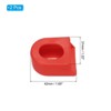 Unique Bargains Anti-Friction Plastic Road Bike Crank Protectors 2 Pcs - 2 of 4