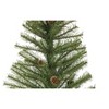 Mini Decorative Pine Trees – 2' Tall with Pinecones and Burlap Base Set of 2 by Melrose - 3 of 3