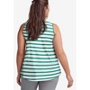 ellos Plus Size Knit Henley Tank - 3 of 4