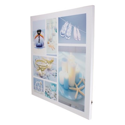 LED Lighted Beach Fun and Relaxation Canvas Wall Art