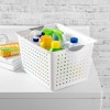 Sterilite Deep Ultra Plastic Storage Bin Organizer Basket w/ Handles - image 4 of 4