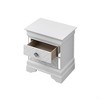 Vynxaria Transitional 2-Drawer Nightstand, 24"H x 21"W x 16"D, Fully Assembled, High-Quality Materials, Convenient Storage - 4 of 4