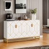 Hommoo 59" Modern Sideboard Buffet Kitchen Storage Cabinet with Doors - 2 of 4