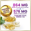 Omega 3 Fish Oil Triple Strength 2400 mg Rapid Release Softgels, Omega-3 Supplements, Natural Heart Health Brain & Joint Support - 60 Softgels - 2 of 4