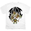 Teenage Mutant Ninja Turtles Shredder And Turtles Comic Kids T Shirt For Youth, White - 2 of 4