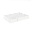 TRU RED 3 Piece Plastic Drawer Organizer White TR55296 - 2 of 3