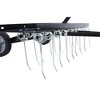 SEVOBAL Wheelbarrows and Lawn Carts Tow Behind Lawn Dethatcher and Sweeper for Riding Mowers, Black, 40"*25.5"*45" - 3 of 4