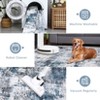 Washable Non-Slip Area Rugs: Modern Abstract Neutral Carpet, Soft Stain Resistant Rugs for Living Room, Bedroom, Home, Office - 4 of 4