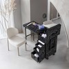 Byootique Rolling Makeup Train Case Nail Salon Cosmetic Organizer - 3 of 4