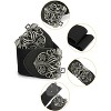 INSPIRE CHIC Women's Wide Elastic Vintage High Stretchy Buckle Waist Belt - 2 of 4