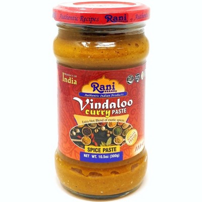 Vindaloo Curry Cooking Spice Paste, Hot! 10.5oz (300g) - Rani Brand Authentic Indian Products