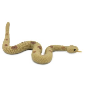 Collectible Wildlife Gifts | Rattlesnake, Rubber Reptile, Realistic Snake,  Hand Painted,  Model,   Toy,  Gift,     2 1/2 Inches    F1517 B103 - 1 of 4