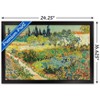 Trends International Garden at Arles by Vincent van Gogh Framed Wall Poster Prints - 3 of 4