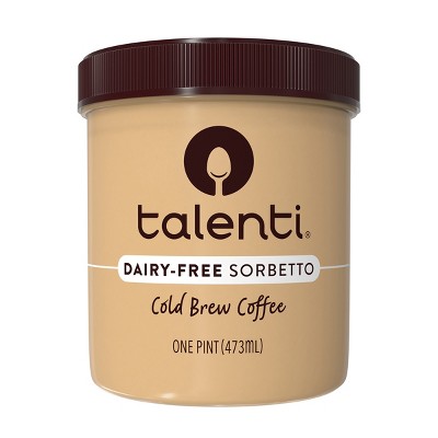 Talenti Cold Brew Coffee Dairy Free Frozen Sorbetto - 1pt