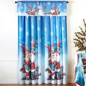 The Lakeside Collection Petunia and Gnorme Winter Fun Home Accents - Window Valance 1 Pieces - 1 of 4