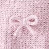 Little Planet By Carter's Organic Baby Girls' 2pc Bow Sweater Set - Pink - 3 of 3